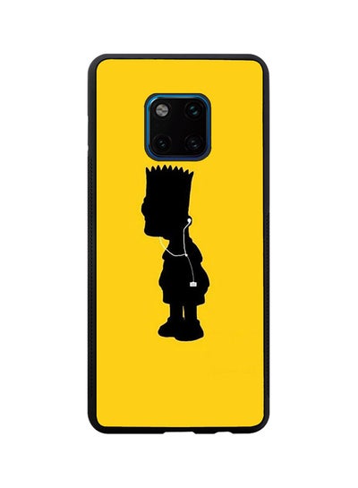 Buy Protective Case Cover For Huawei Mate 20 Pro Yellow/Black in Saudi Arabia