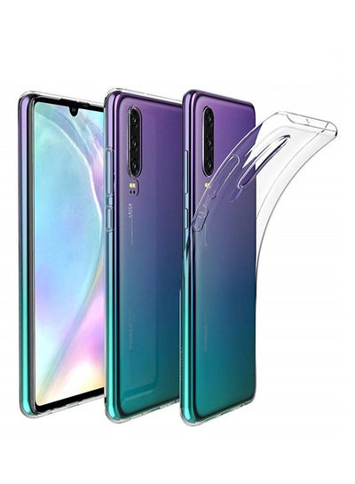 Buy Transparent TPU Case Cover For Huawei P30 Clear in UAE