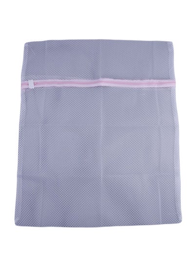 Buy Zippered Mesh Laundry Wash Bag Clear in Saudi Arabia