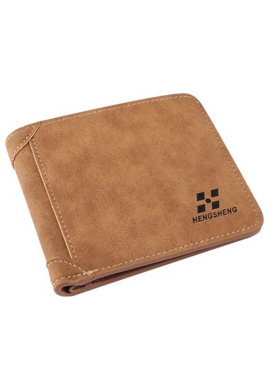 Buy Fashionable Bifold Wallet Coffee in Saudi Arabia