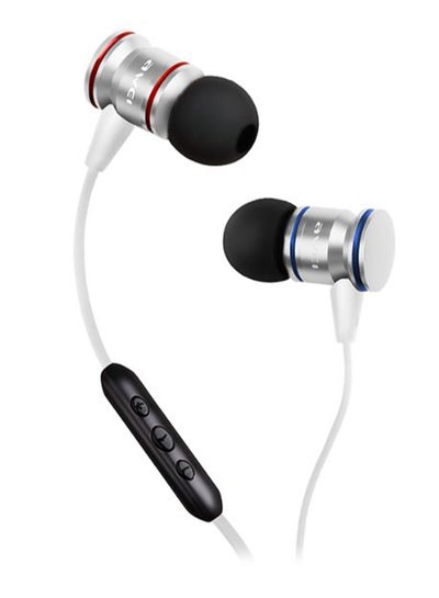 Buy Stereo In-Ear Headphones With Microphone Black/White in UAE