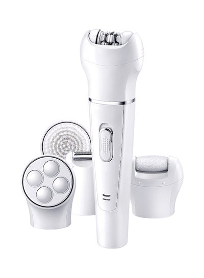 Buy KM-2199 Multifunctional Electric Epilator Clipper Hair Removal Razor Silver in Egypt