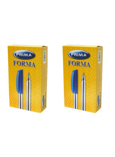 اشتري طقم أقلام حبر فورما مكون من 48 قطعة أزرق في مصر