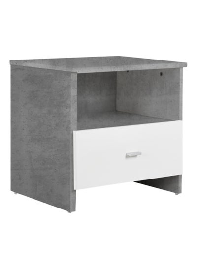 Buy Patara Nightstand With-Drawer Multicolour 48 x 47 x 39centimeter in UAE