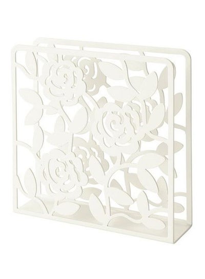 Buy Napkin Holder White 16x4centimeter in Saudi Arabia