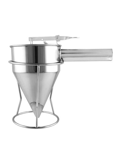 Buy Stainless Steel Hopper With Stand Silver in Saudi Arabia