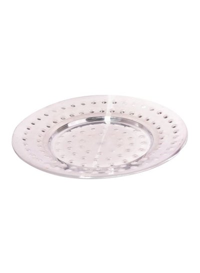 Buy Aluminum Round Plate Silver 30centimeter in Saudi Arabia