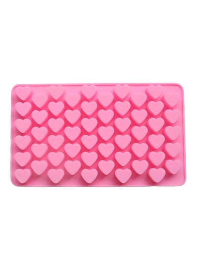 اشتري Heart-Shaped Non-Stick 55 Cake Baking Mould Pink 18.5x11x1.4 سنتيمتر في السعودية