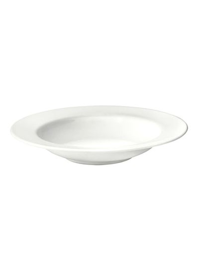 Buy Melamine Round Plate White 15cm in Saudi Arabia