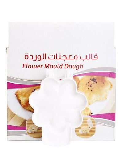 Buy 3-Piece Flower Shaped Mould Set White in Saudi Arabia