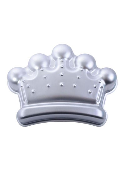 Buy Aluminium Crown Cake Mould Silver 1.375inch in Saudi Arabia