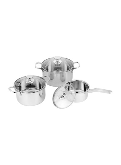 سعر 6-Piece Mirror Cookware Set فضي فى السعودية | نون السعودية | كان بكام