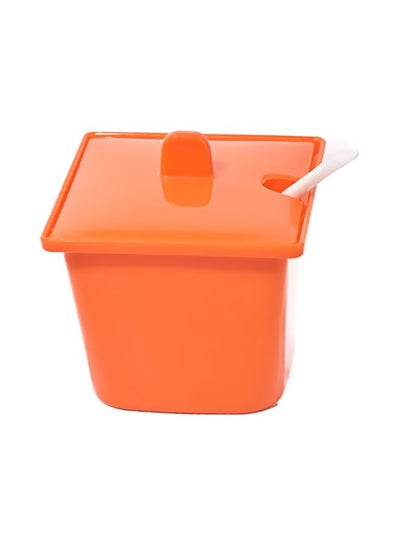 Buy Sugar Box With Spoon Orange in Saudi Arabia