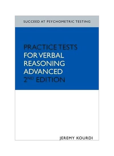 Buy Succeed At Psychometric Testing: Practice Tests For Verbal Reasoning Advanced paperback english - 3/28/2008 in UAE