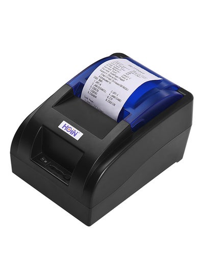 Buy Portable Thermal Receipt Printer 18.5 x 13.0 x 11.2centimeter Black/Blue in Saudi Arabia