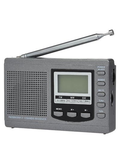 Buy Digital Stereo Radio Receiver Antenna V432 Grey/Black in Saudi Arabia