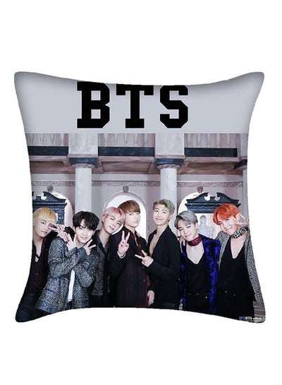 اشتري Decorative Bangtan Boys Group Cushion قطن Grey/Black/Brown في الامارات