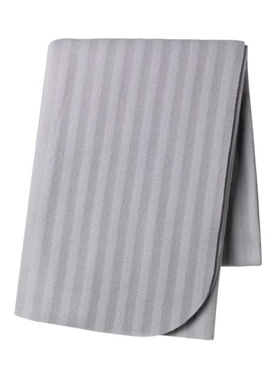 Buy Throw Polyester Grey 120x160centimeter in UAE