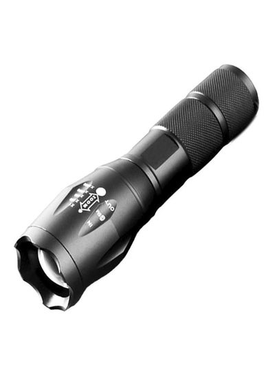 Buy Telescopic Zoom LED Flashlight Black in UAE