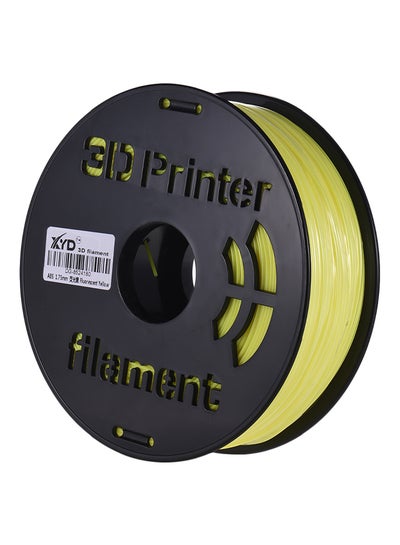 Buy Filament Refill Roll For 3D Printer Yellow in UAE