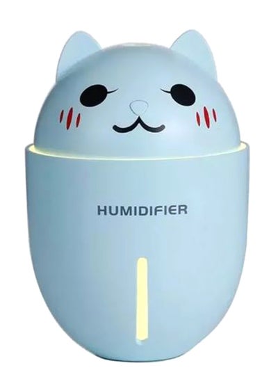 Buy 3-In-1 Multi Functional Portable USB Humidifier Blue 320ml in UAE