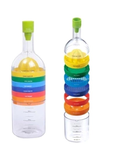 Buy 8 in 1 Bottle Shape Slicer Multicolour in Saudi Arabia