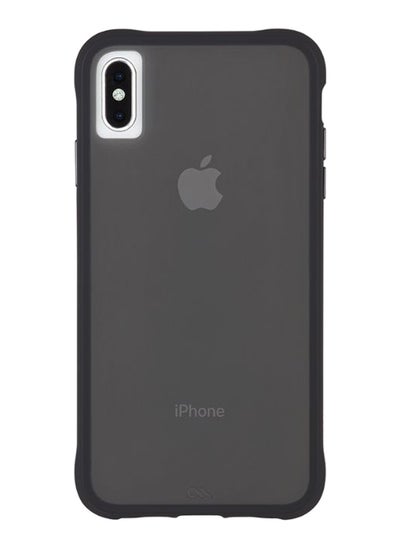 Buy Protective Skin Case Cover For iPhone XS Max Black/Grey in UAE