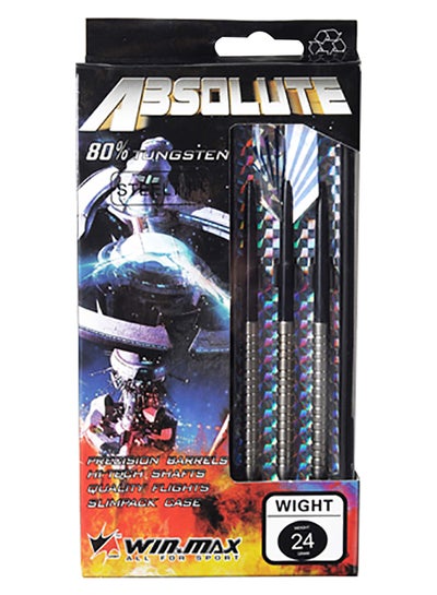 Buy 3-Piece Absolute 80% Tungsten Dart Flight 24grams in UAE