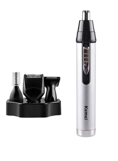 Buy Multifunctional Electric Nose Hair Trimmer White/Black 13 x 2centimeter in Saudi Arabia