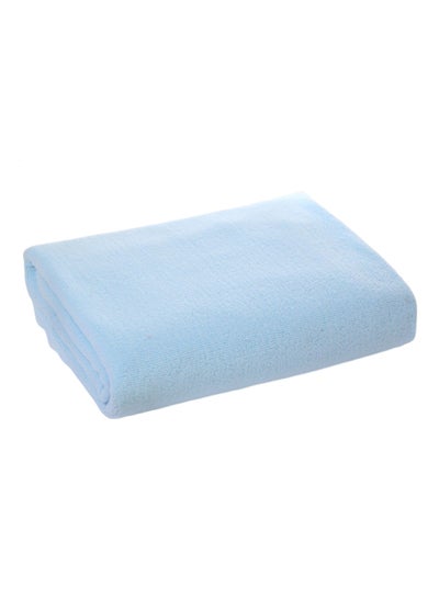 Buy Microfiber Drying Bath Beach Towel Blue 140centimeter in Saudi Arabia