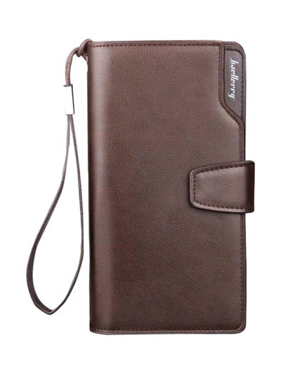 Buy Leather Card Case Holder Brown in Saudi Arabia