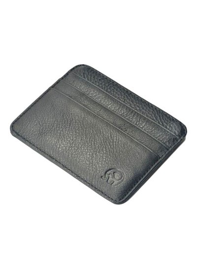 Buy Leather Card Case Holder Black in UAE