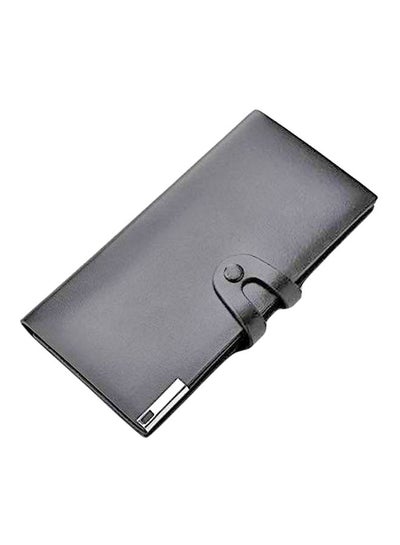 Buy Leather Paragraph Wallet Black in Egypt
