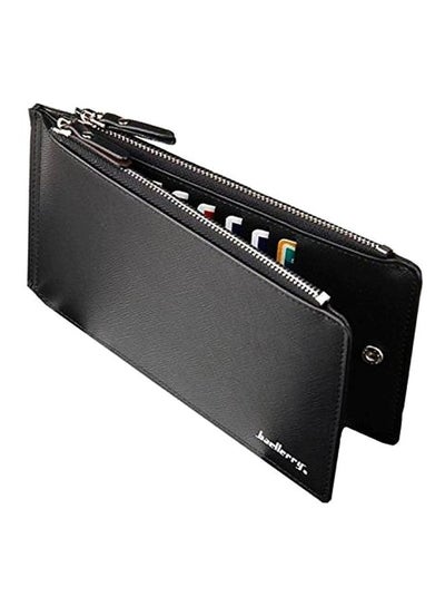 Buy Leather Wallet Black in Saudi Arabia