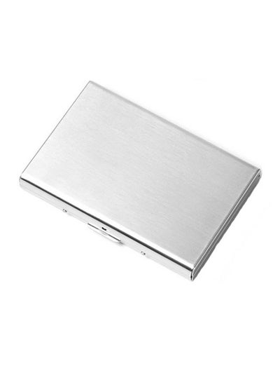 Buy Stainless Steel Card And ID Case Silver in Saudi Arabia