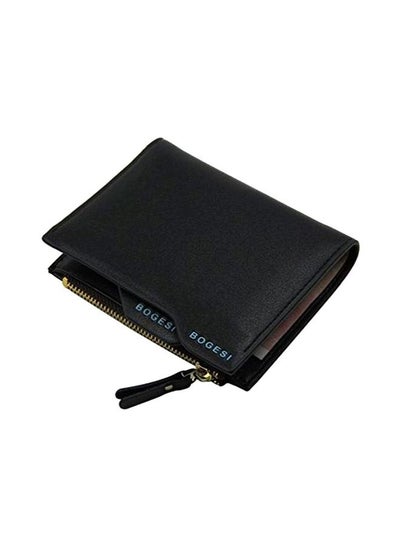 Buy Zipper Wallet Black in Saudi Arabia