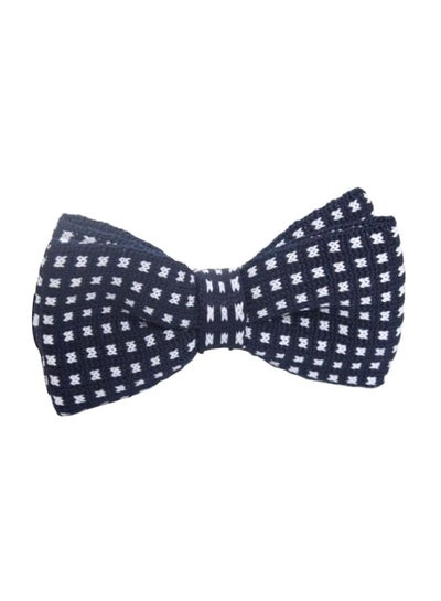 Buy Knitted Bowtie Blue/White in UAE