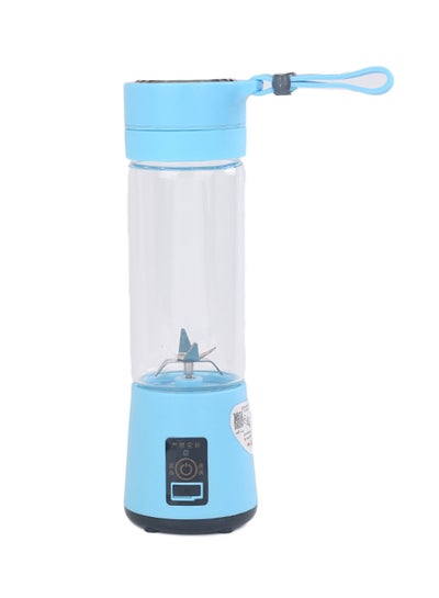 Buy Electric Blender And Portable Plastic Juicer Cup 500.0 ml ALD-004 Blue/Clear in UAE