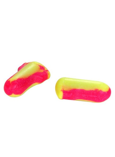 Buy 10-Piece Soundproof Workplace Safety Ear Plug Pink/Yellow 15grams in UAE