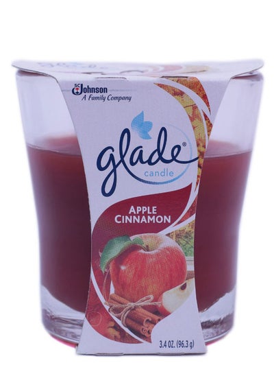 Buy Candle Apple Cinnamon Red in Saudi Arabia