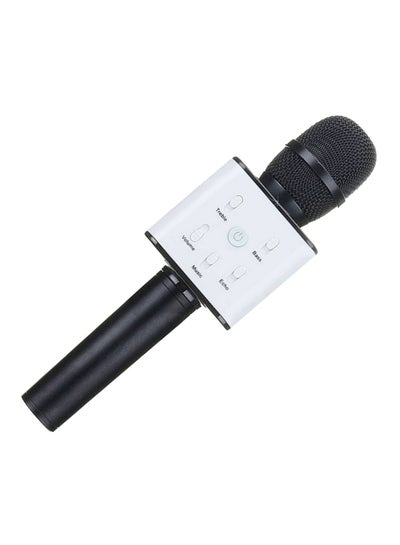 Buy Bluetooth Handheld Karaoke Microphone With Speaker B07NDZXZDS Black/White in Saudi Arabia