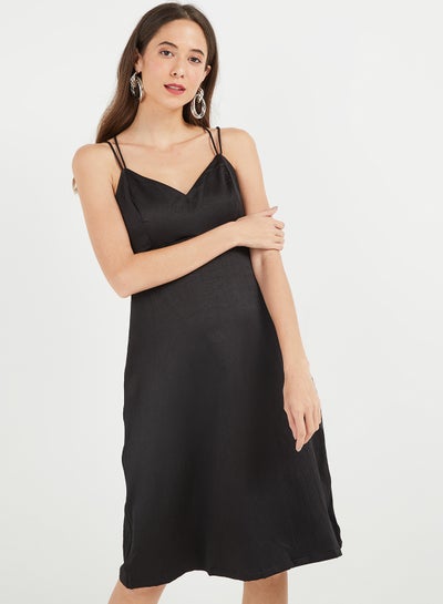 Buy Slip Dress Black in UAE