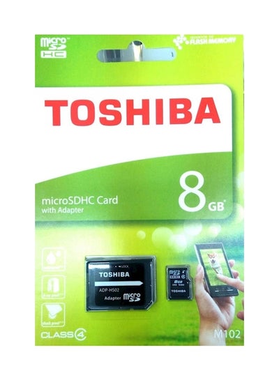 Buy Micro SDHC Card With Adapter Black in Saudi Arabia