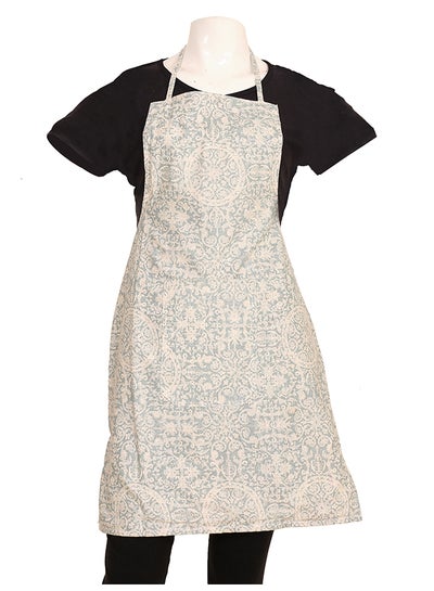 Buy Cotton Apron With Front Pocket Beige in Egypt