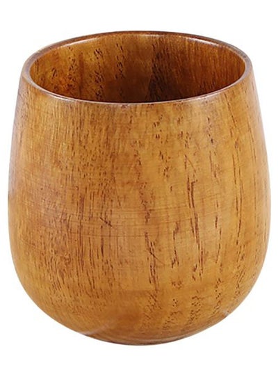 اشتري Handmade Tea Cup Wooden Brown في السعودية