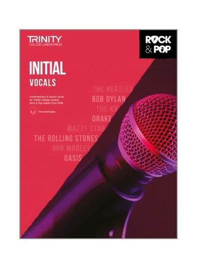 اشتري Trinity College London Rock And Pop 2018 Vocals Initial Grade كتاب صوتي في الامارات