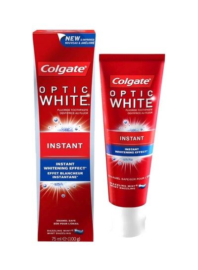 Buy Optic White Instant Whitening Toothpaste multicolor 75ml in UAE