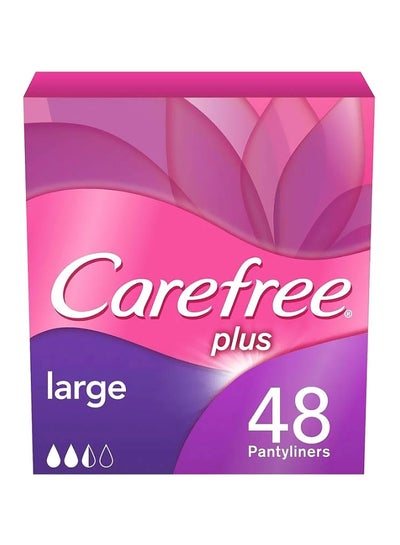 Buy 48-Piece Breathable Panty Liners L in Saudi Arabia