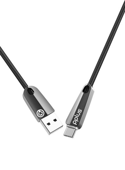 Buy USB Type-C Port Data Cable Black in Saudi Arabia