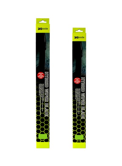 Buy 2-Piece Universal Wiper Blades Set For Scion xA 2006-04 in UAE